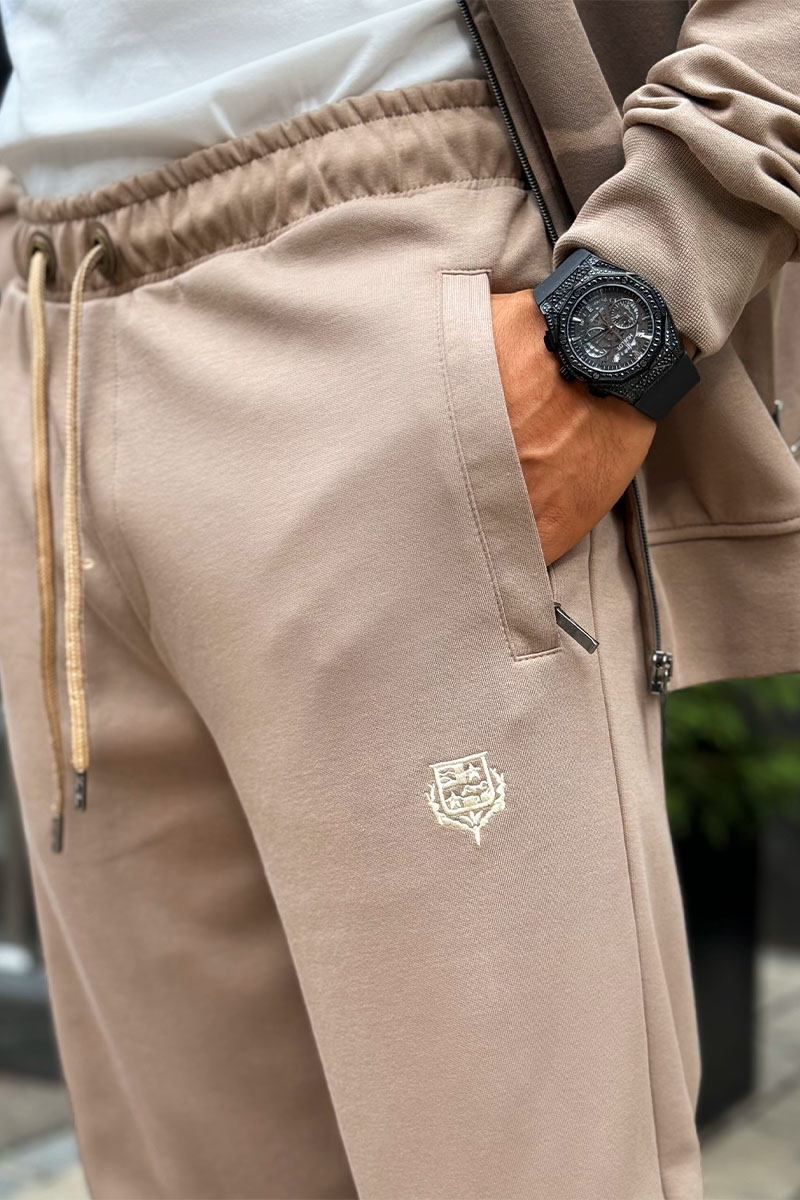 Loro Piana Спортивный костюм logo-embroidered - Beige
