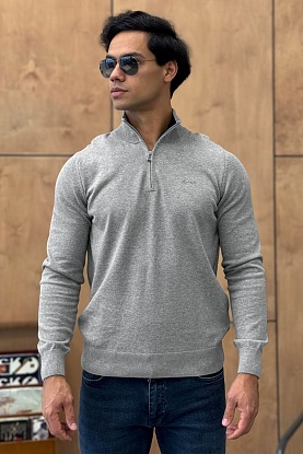 Мужской джемпер серого цвета