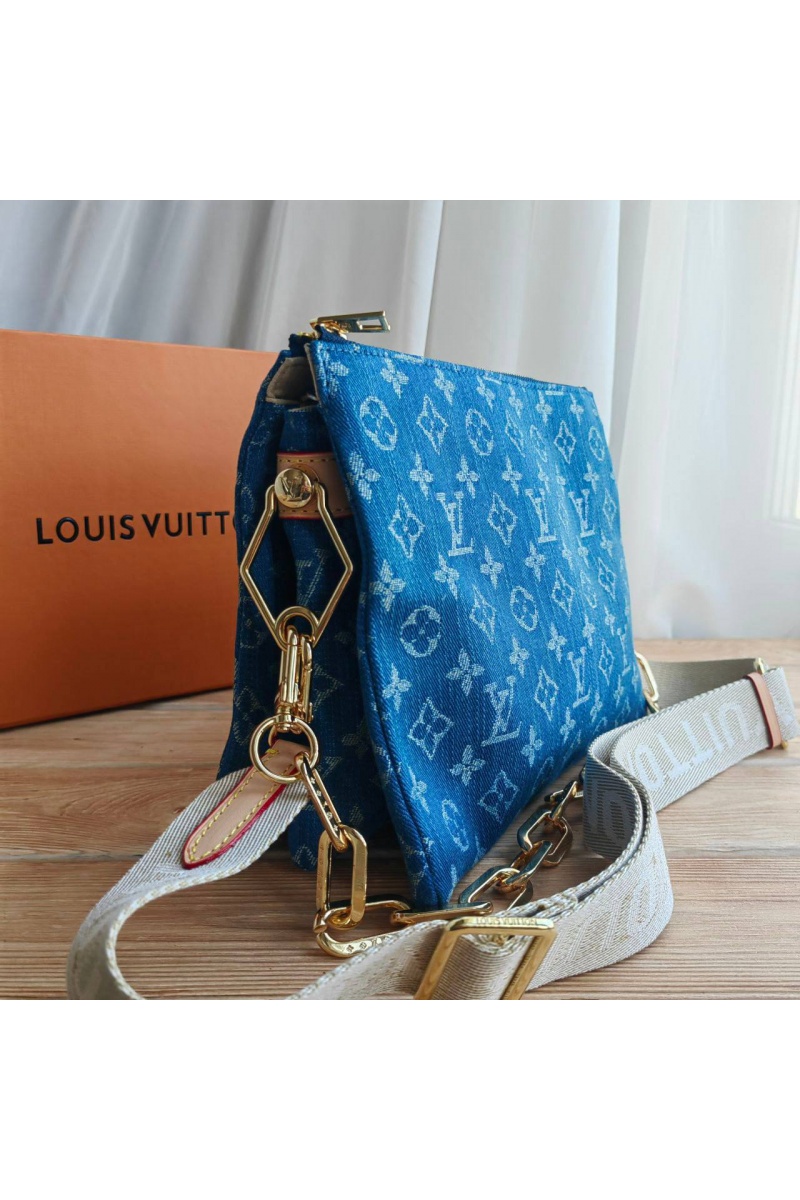 Lоuis Vuittоn Джинсовая сумка Coussin PM Monogram 27x20 см