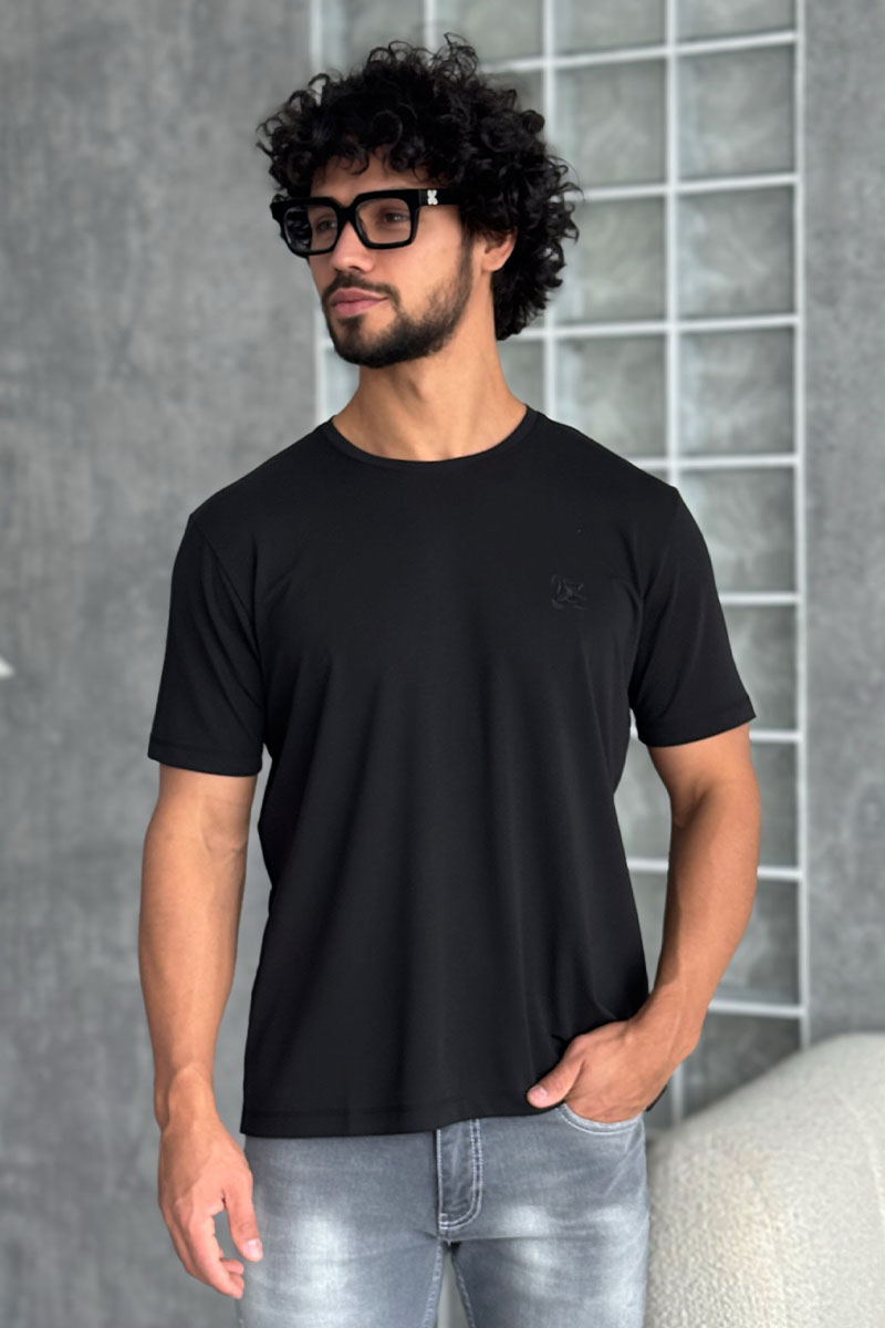 Zilli Мужская чёрная футболка 