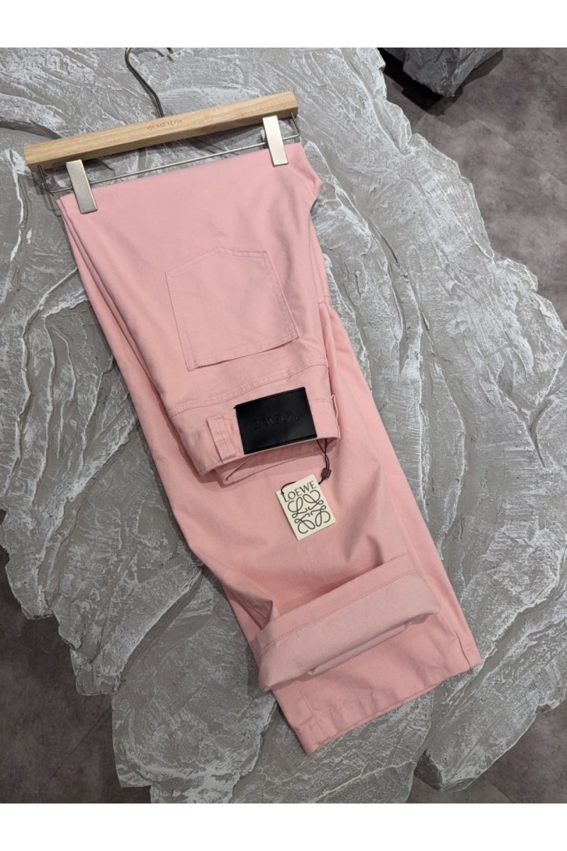 Loewe Розовые женские джинсы 