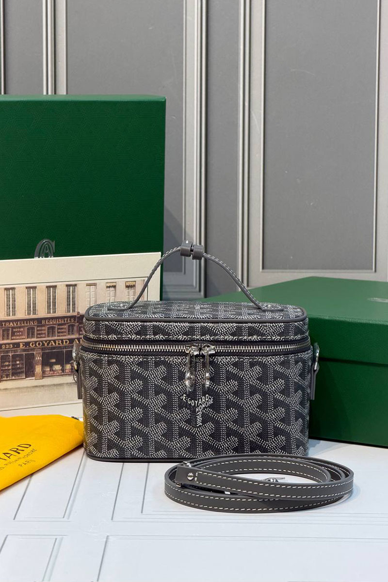 Designer Clothing Кожаная сумка Goyard Muse Mini Vanity ​premium 16,5x10,5x8 см