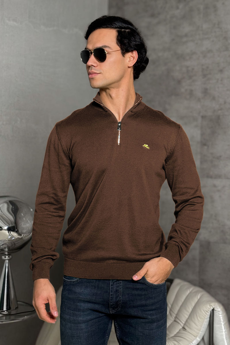 Etro Мужская кофта zip-up - Brown