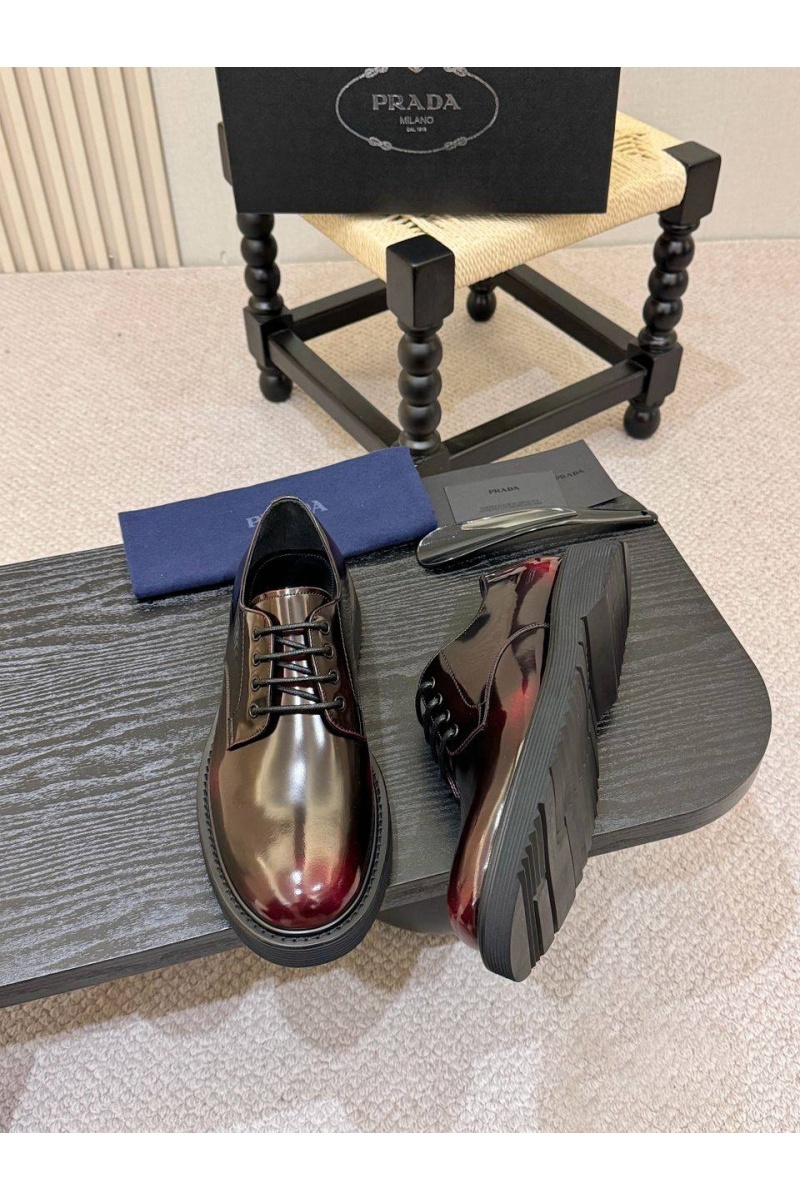 Prada Лакированные ботинки premium - Brown