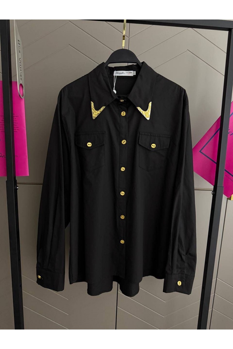 Schiaparelli Женская чёрная рубашка premium