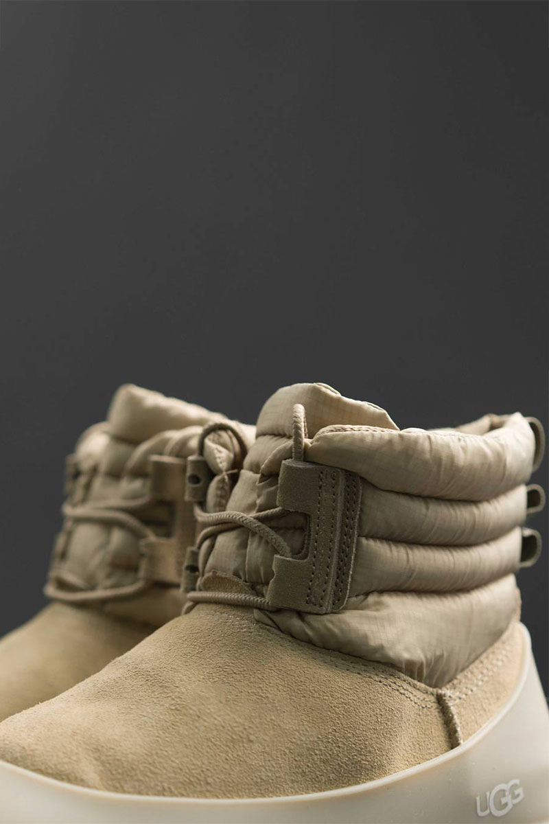 UGG Ботинки с мехом Classic Mini Lace-Up - Dune