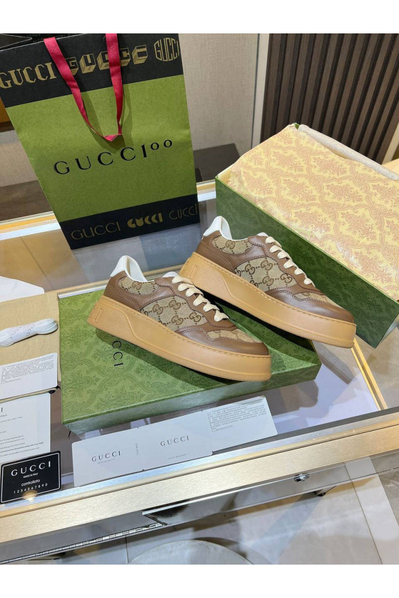 Gucci Женские кроссовки Chunky B Premium - Brown