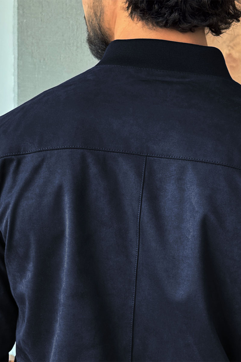 Loro Piana Мужской тёмно-синий бомбер 