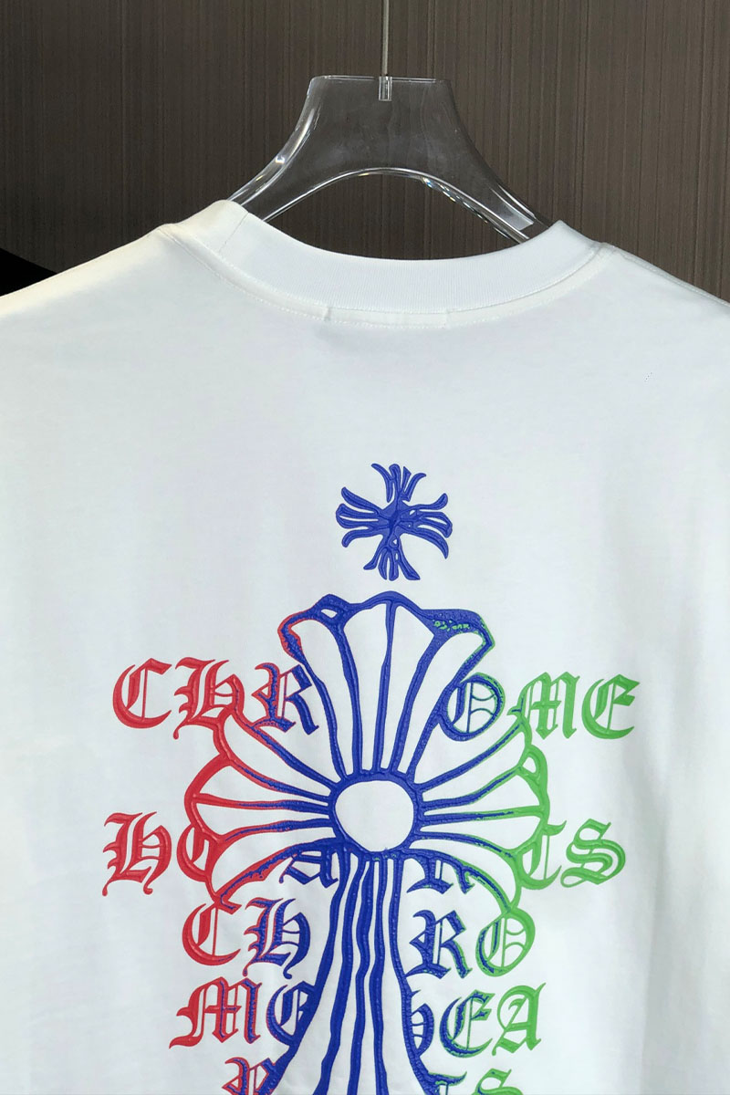 Chrome Hearts Белая оверсайз футболка Premium