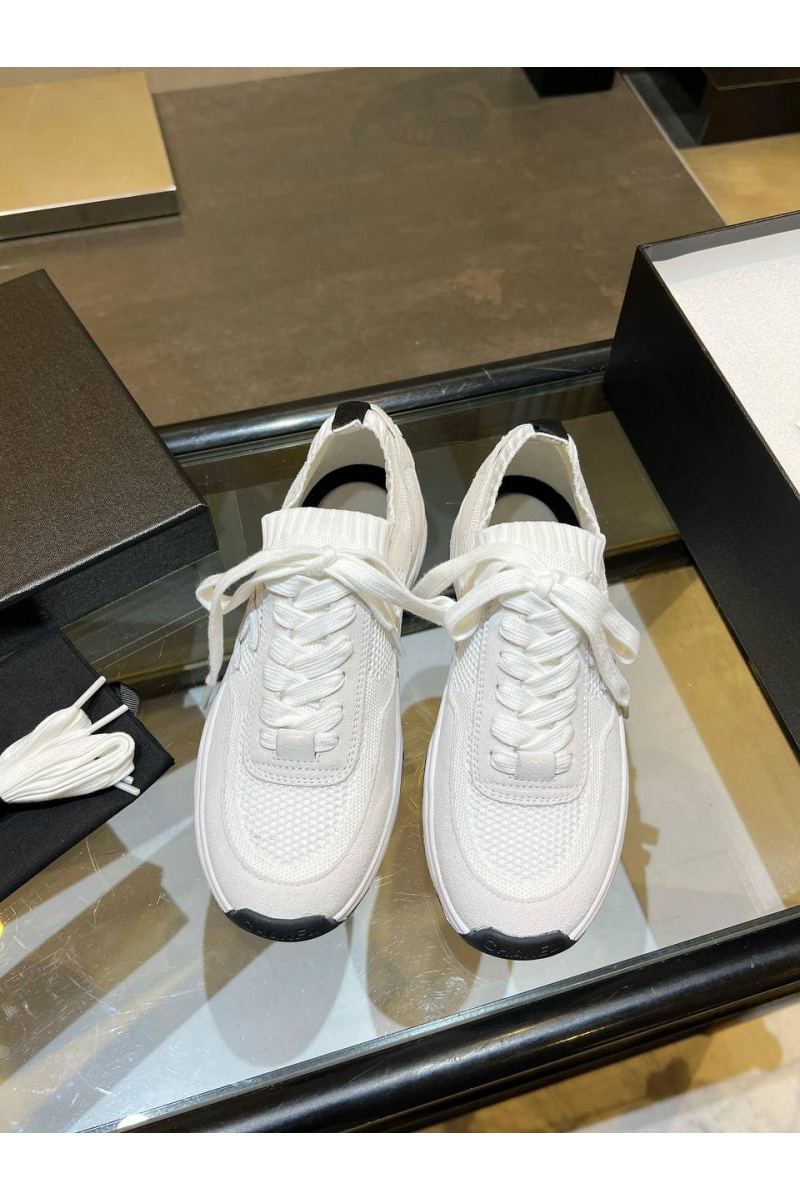 Chаnеl Женские кроссовки Premium - White