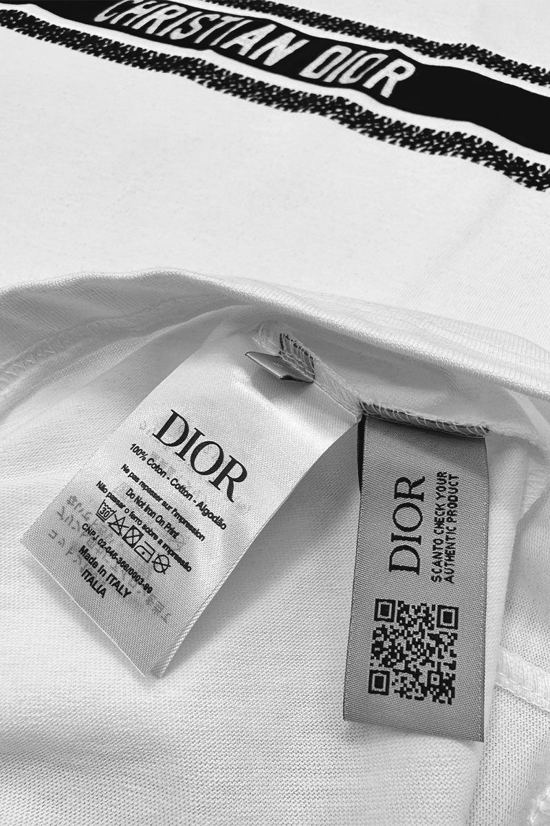 Dior Мужская оверсайз футболка - White