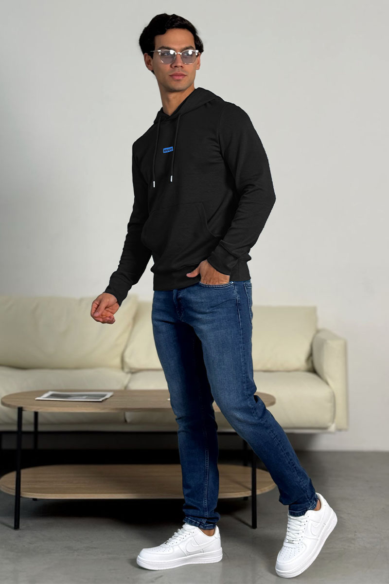 Hugо Воss Мужское худи Nazardo - Black