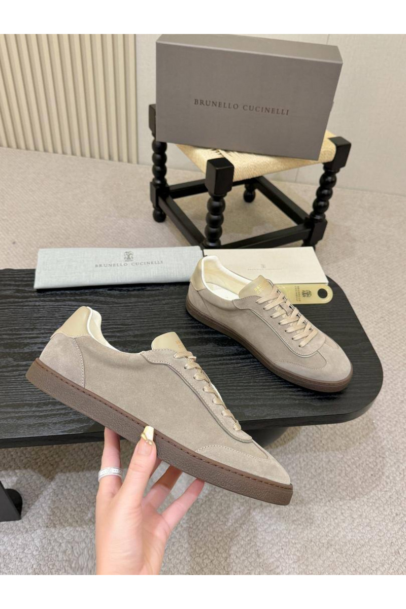 Brunеllо Сuсinеlli Замшевые кроссовки low-top - Beige