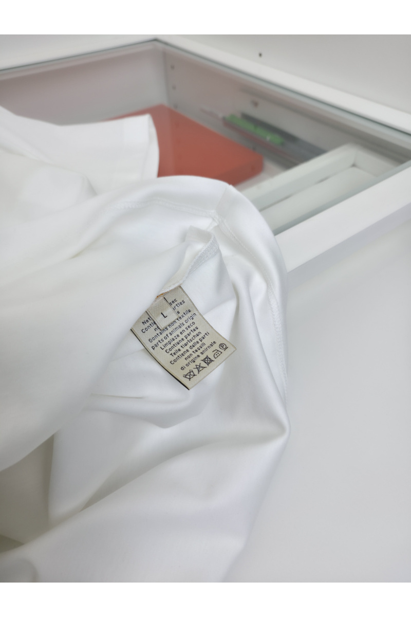 Hermes Мужская белая футболка premium