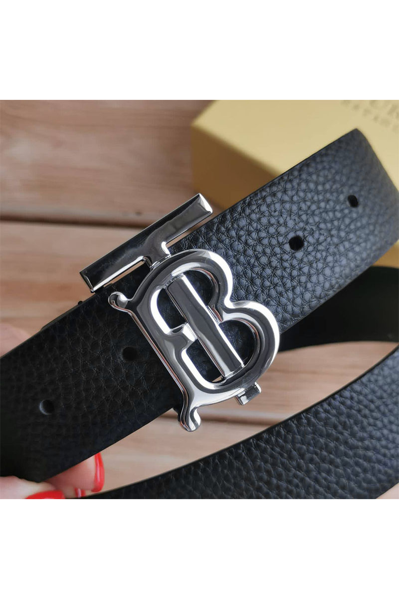 Burberry Кожаный ремень TB logo 