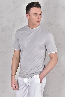 Футболка Premium layered-effect - Light Grey