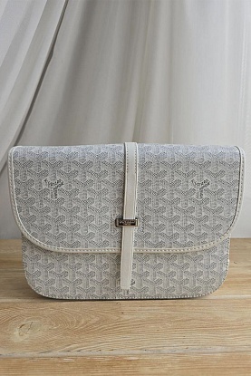 Кожаная сумка Goyard Belvedere MM 27x21 см