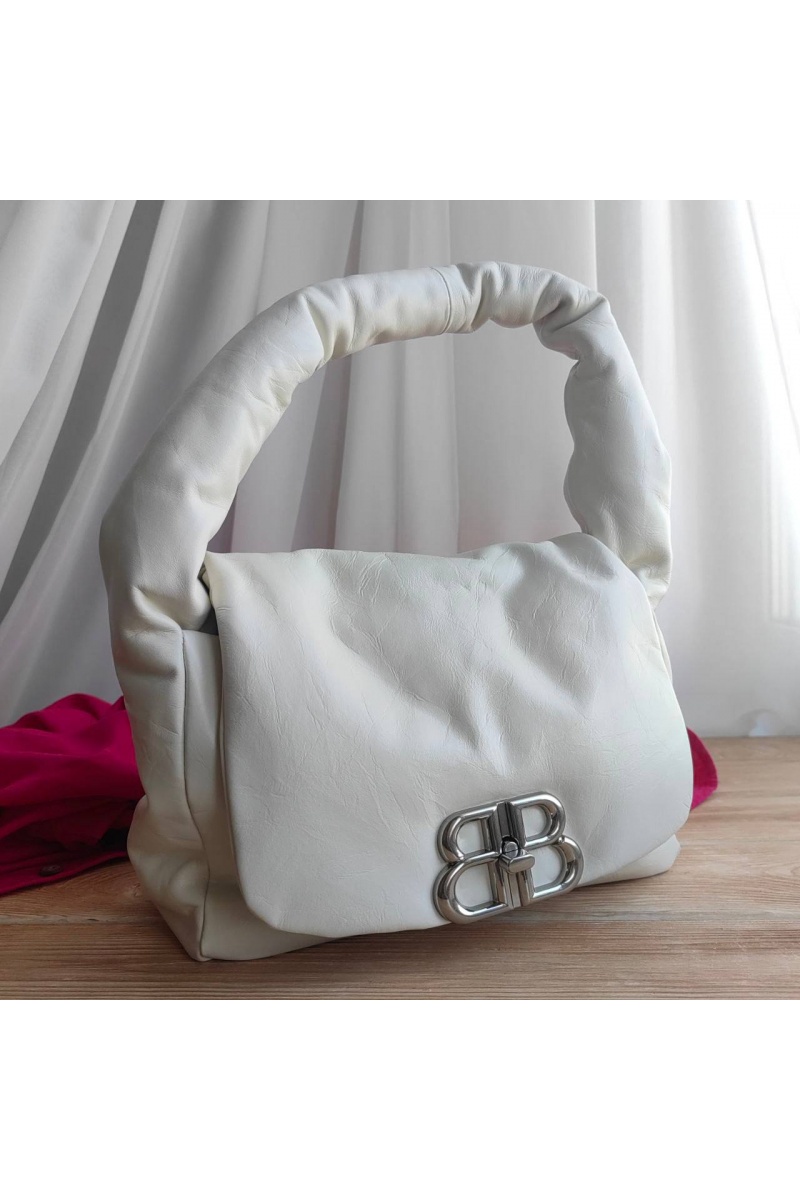 Balenciaga Женская сумка Monaco 25x20 см - White