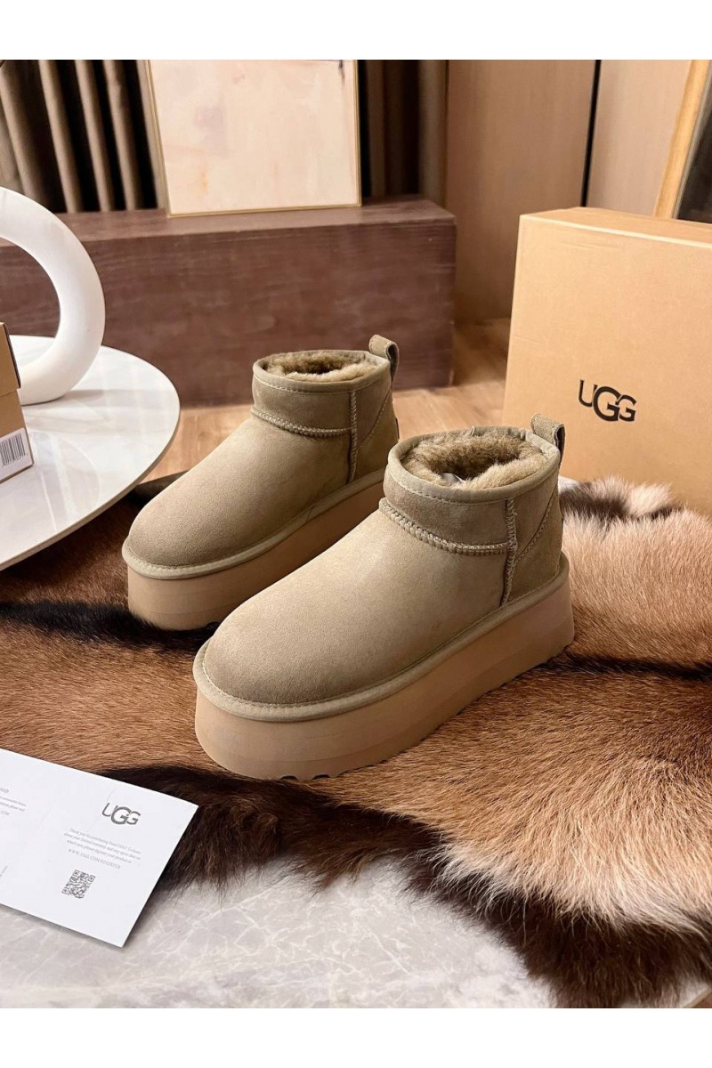 UGG Женские ботинки Classic Ultra Mini Platform - Brown