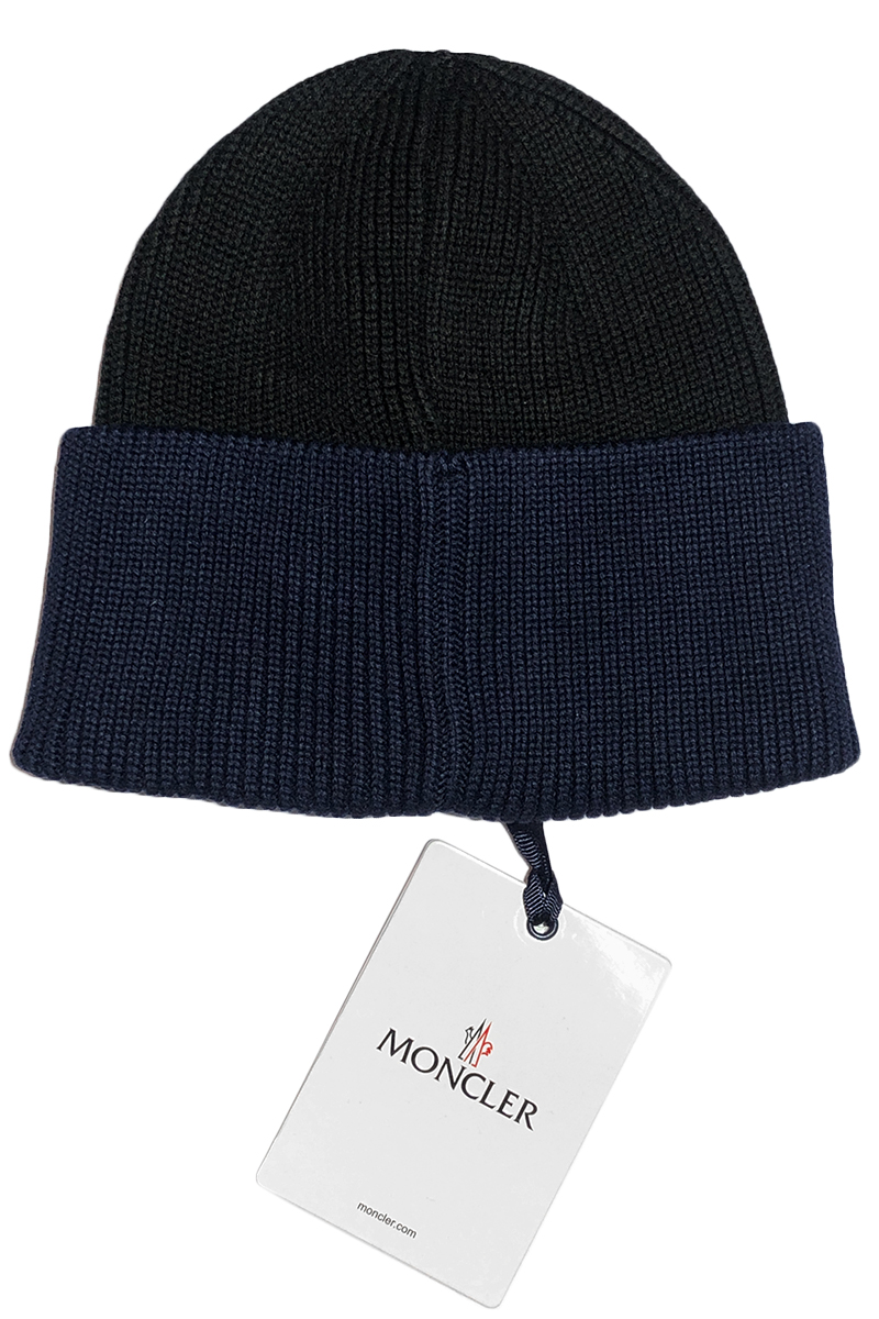 Moncler Мужская брендовая шапка с логотипом