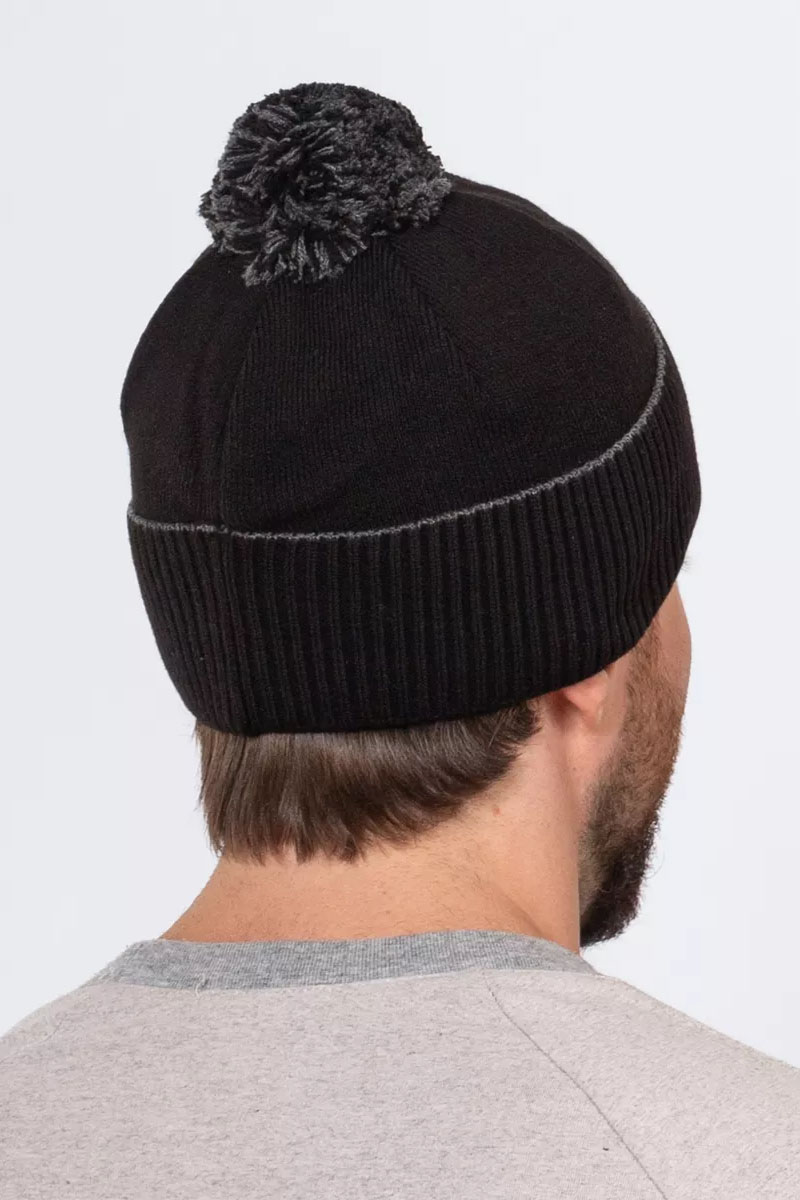 Paul & Shark Шапка на флисе logo-badge - Black 