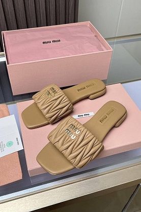 Женские шлёпанцы Premium - Beige