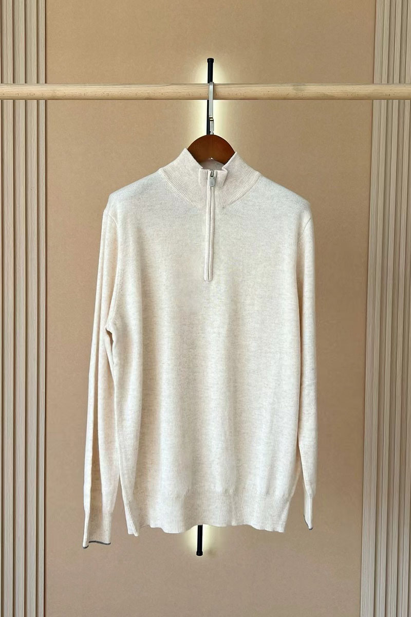 Brunеllо Сuсinеlli Кашемировый свитер Premium - Dark Beige