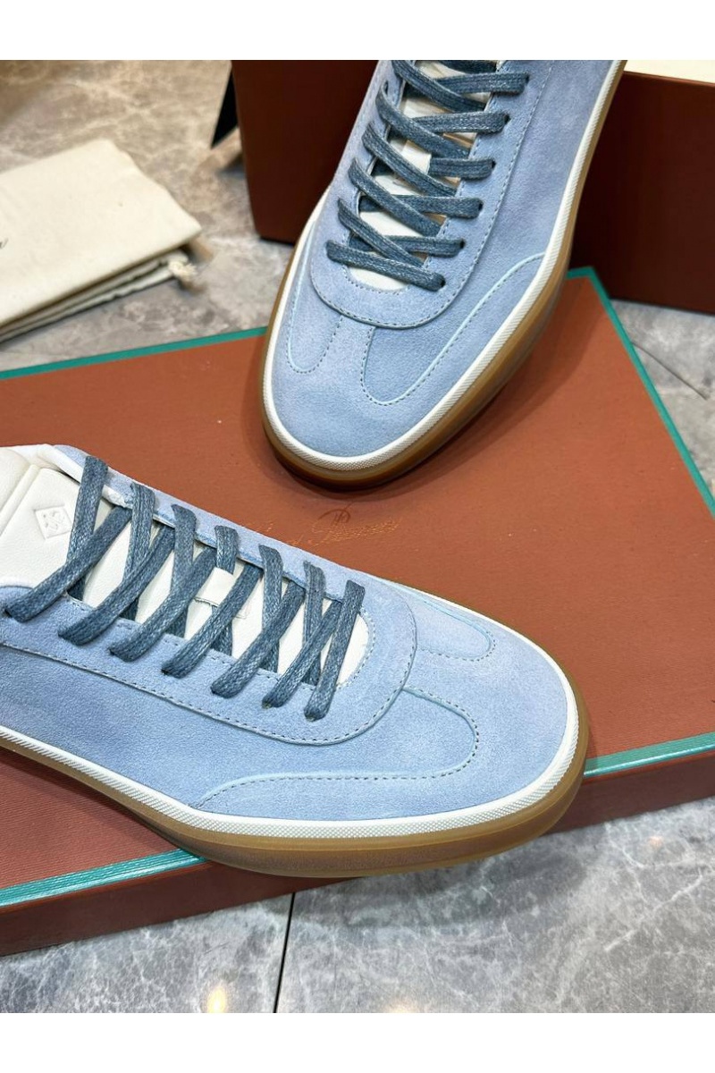 Loro Piana Мужские замшевые кроссовки Tennis Walk