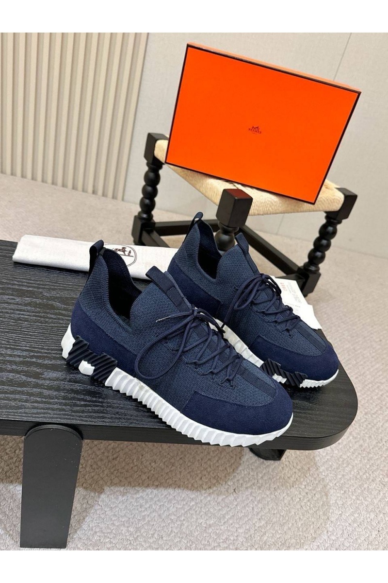 Hermes Текстильные кроссовки lift slip-on