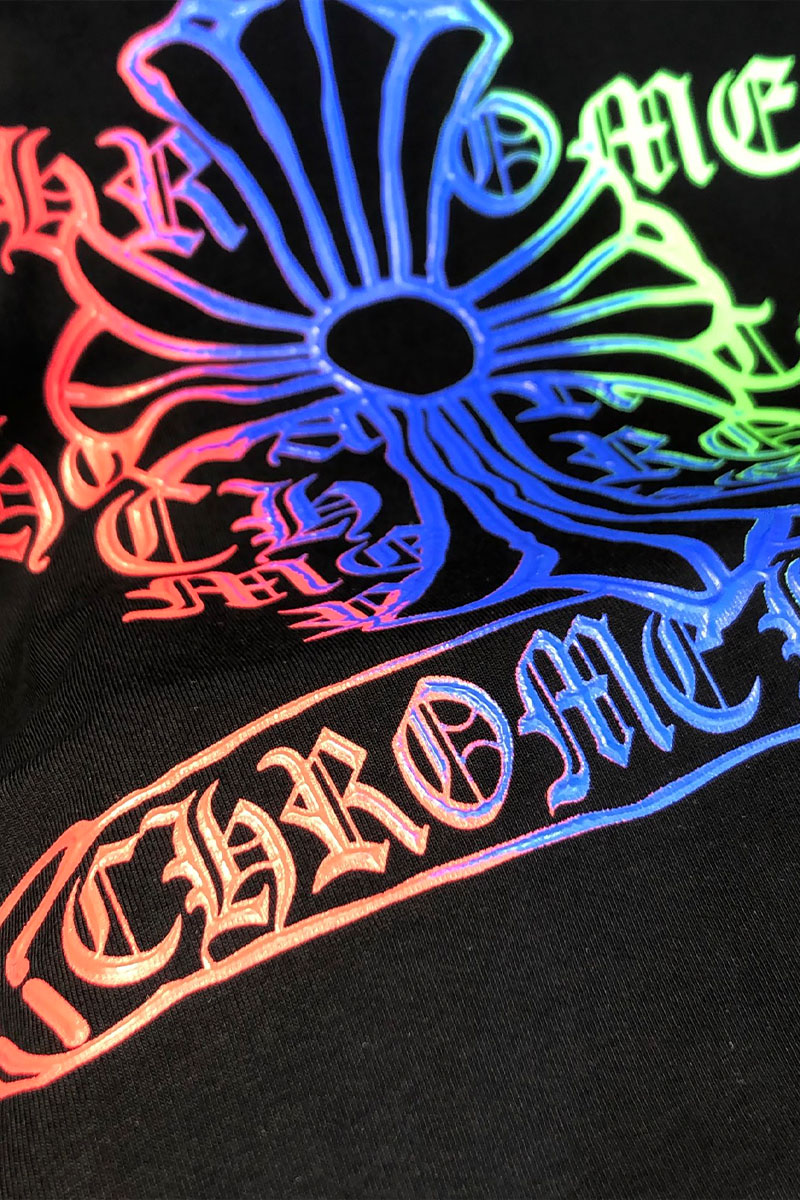 Chrome Hearts Чёрная оверсайз футболка Premium