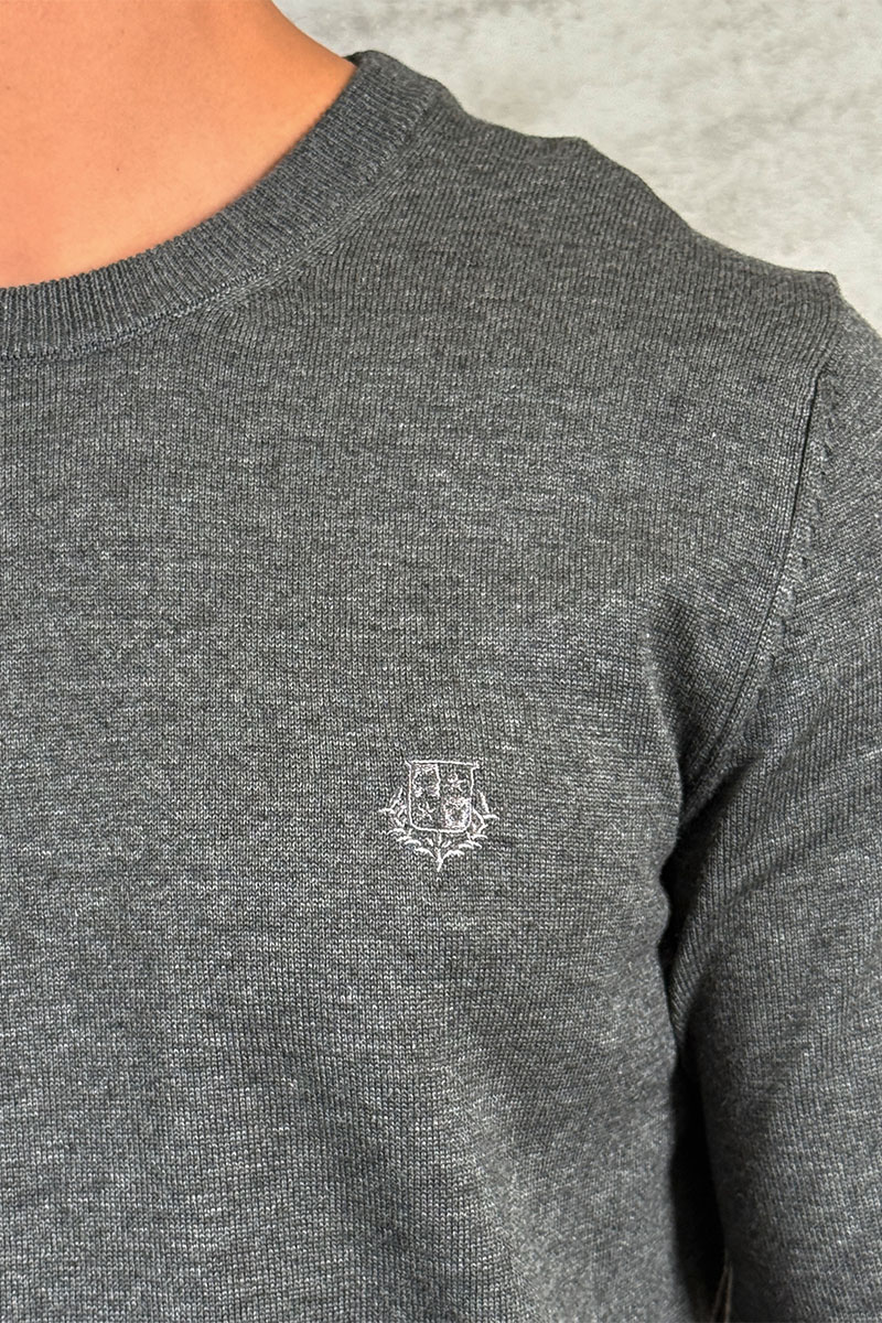 Loro Piana Мужской серый джемпер 