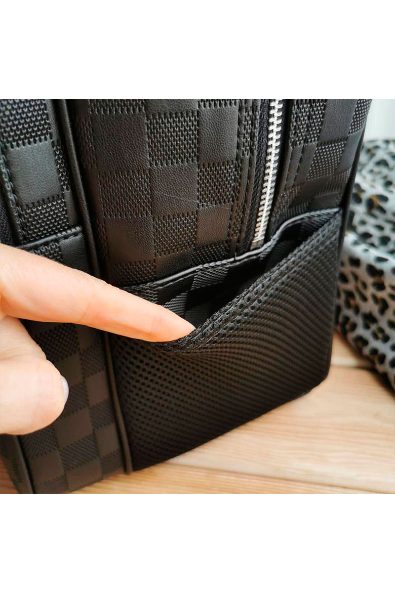 Lоuis Vuittоn Кожаный рюкзак Michael Damier Infini 28x45x18 см