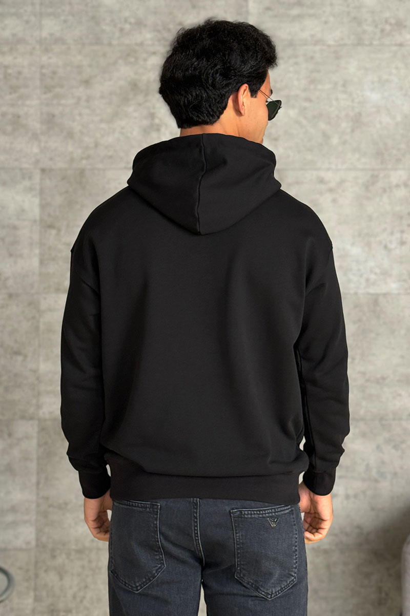 Palm Angels Чёрное худи rhinestone-embellished logo print 