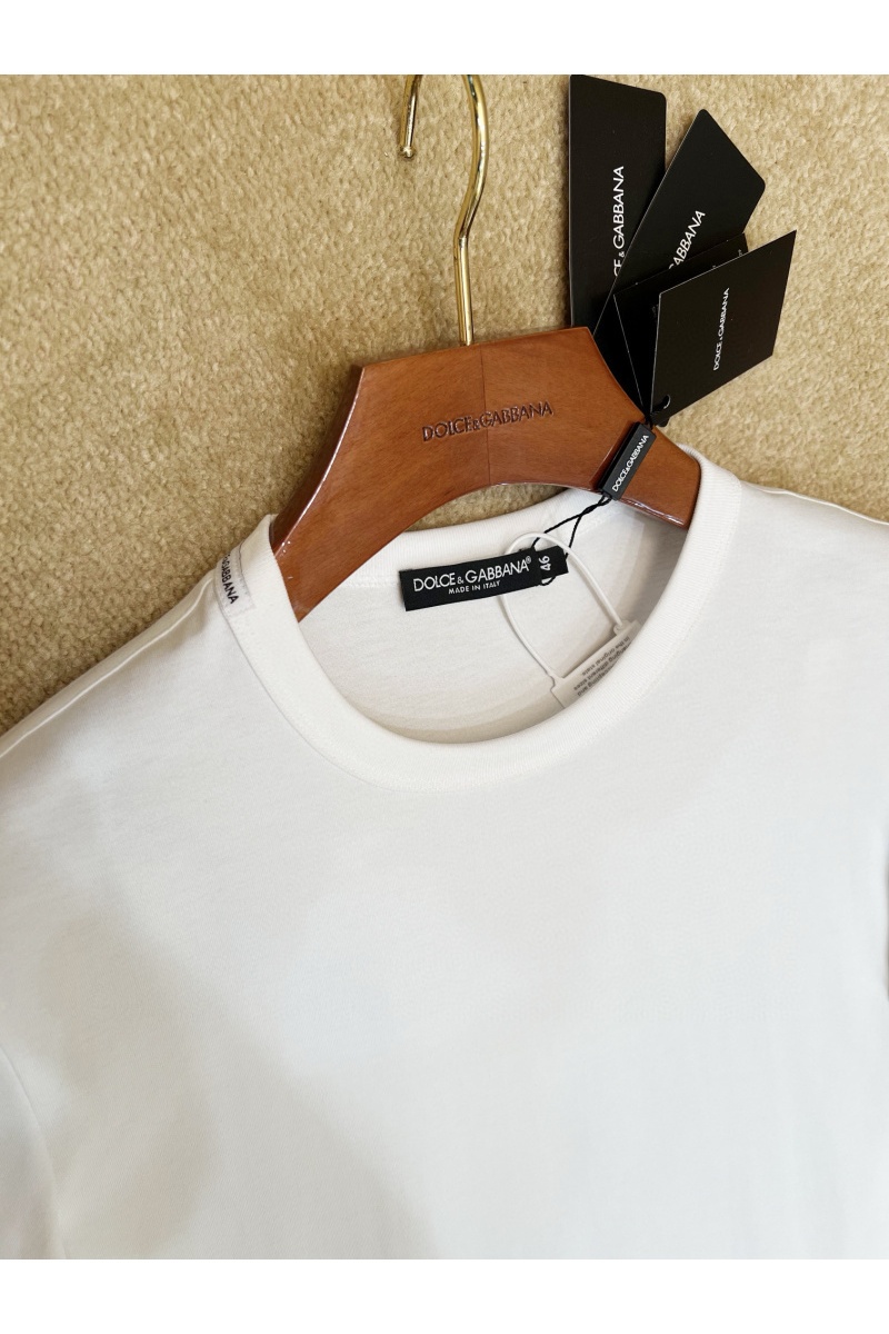 Dоlсе & Gаbbаnа Мужская белая футболка Premium