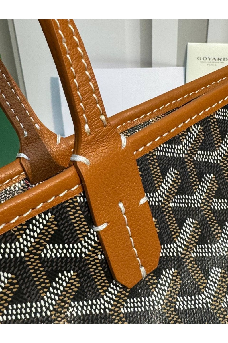 Designer Clothing Кожаная сумка Goyard Artois premium 31x24x15 см