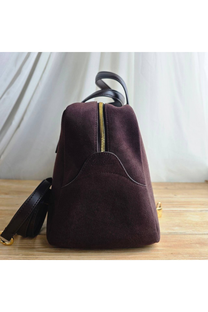 Loro Piana Замшевая сумка Medium Needle 39x23 см