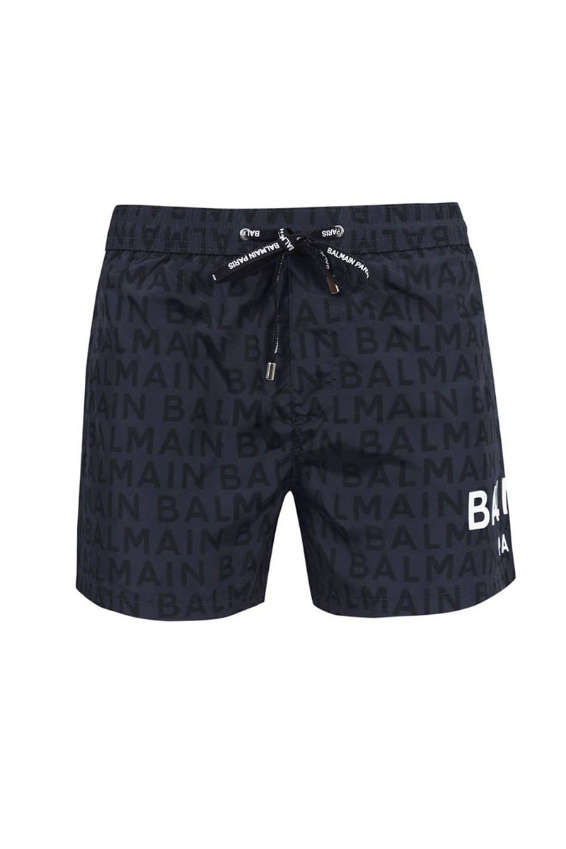 Balmain Мужские чёрные шорты Paris