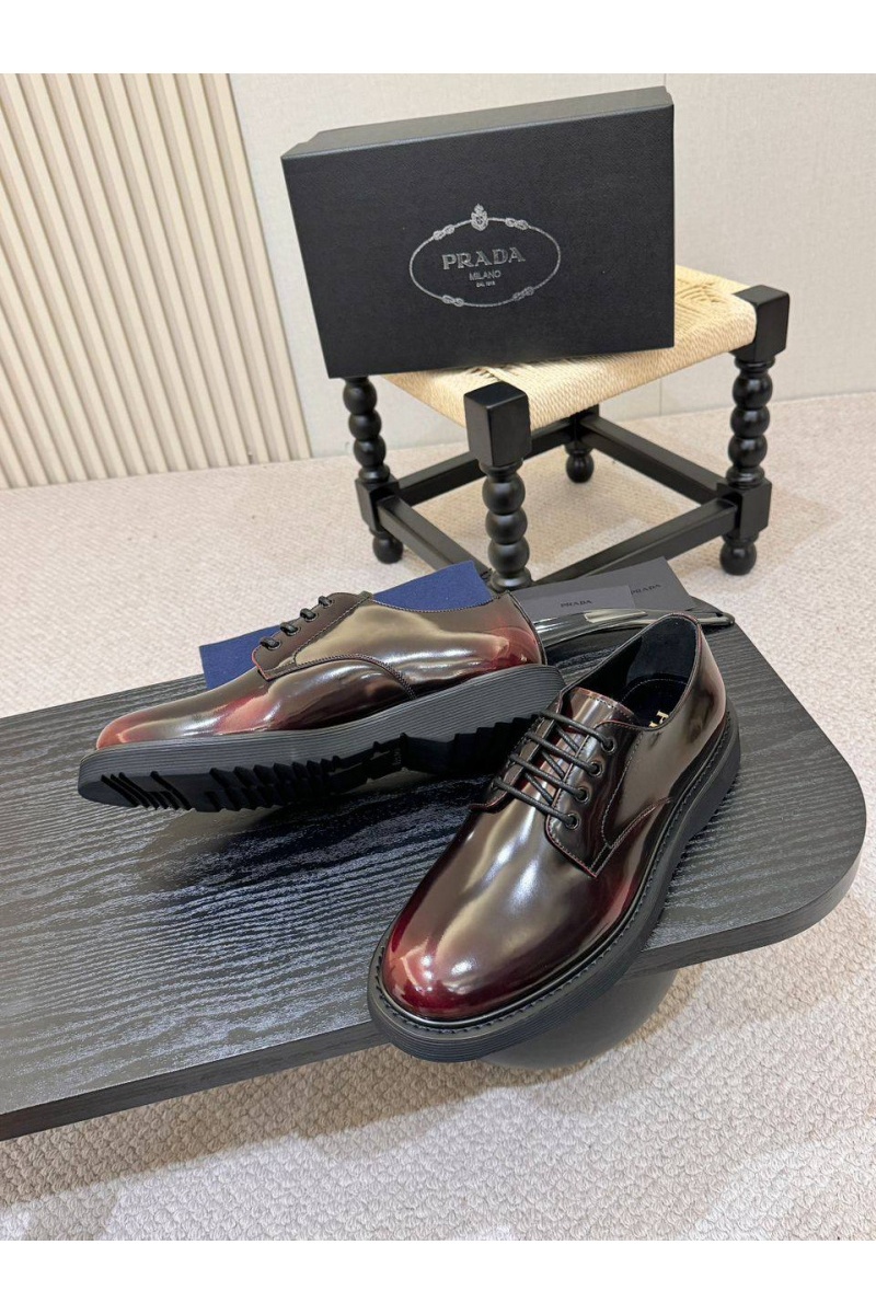 Prada Лакированные ботинки premium - Brown