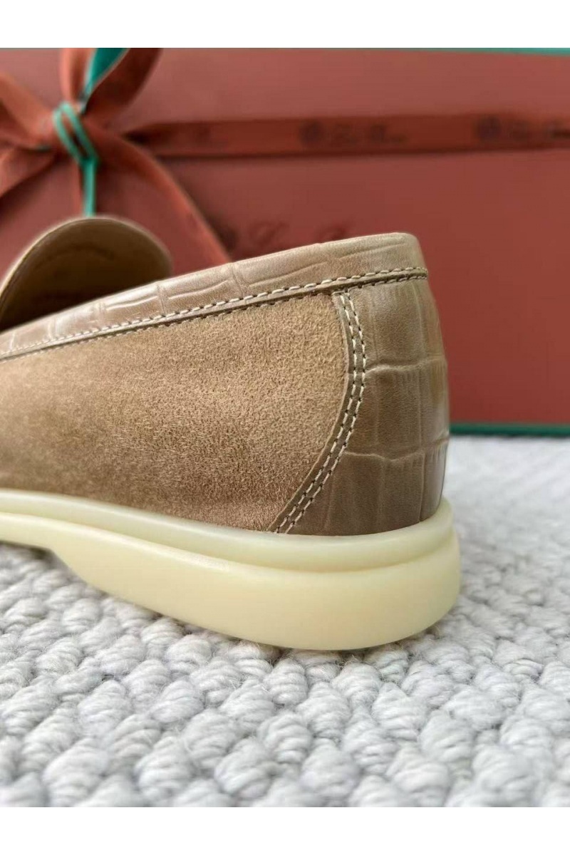 Loro Piana Женские лоферы Summer Charms Walk premium - Beige