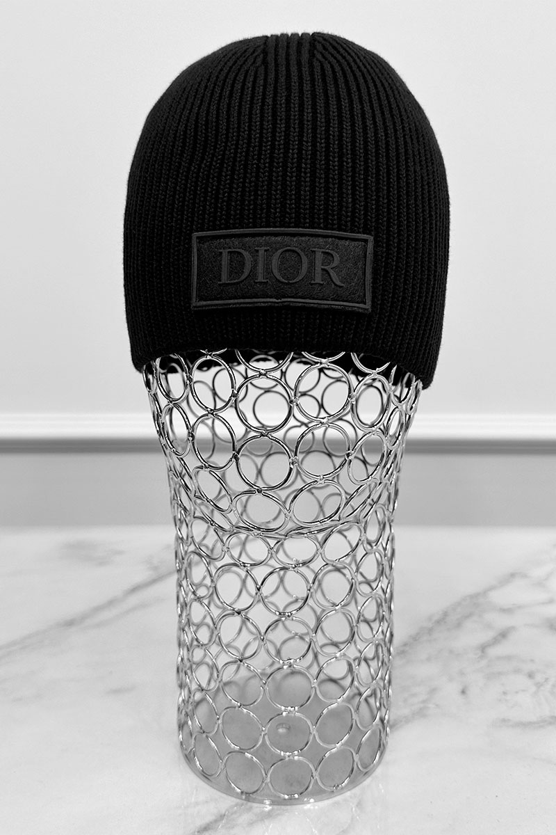 Dior Мужская шапка чёрного цвета