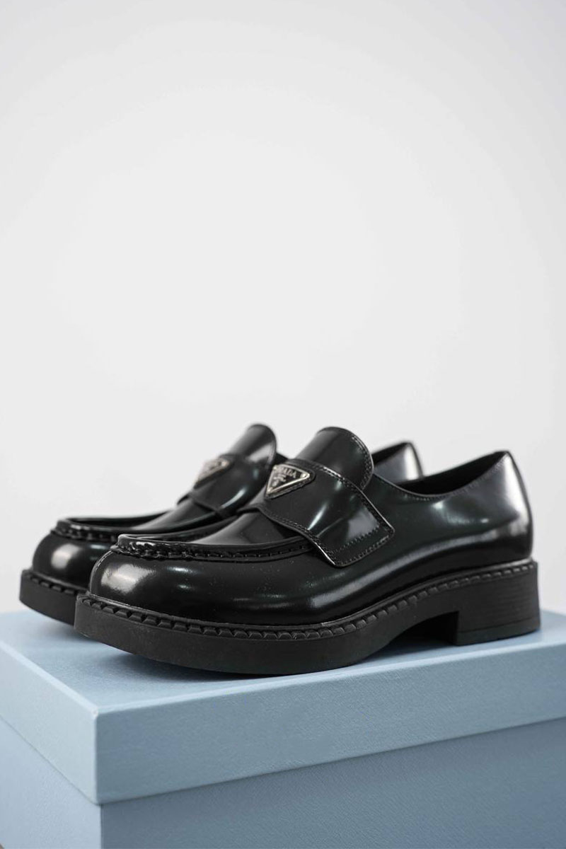 Prada Мужские кожаные лоферы premium