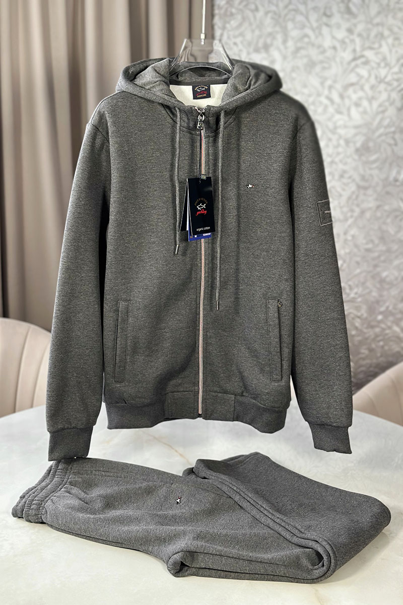 Paul & Shark Утеплённый костюм на флисе серого цвета