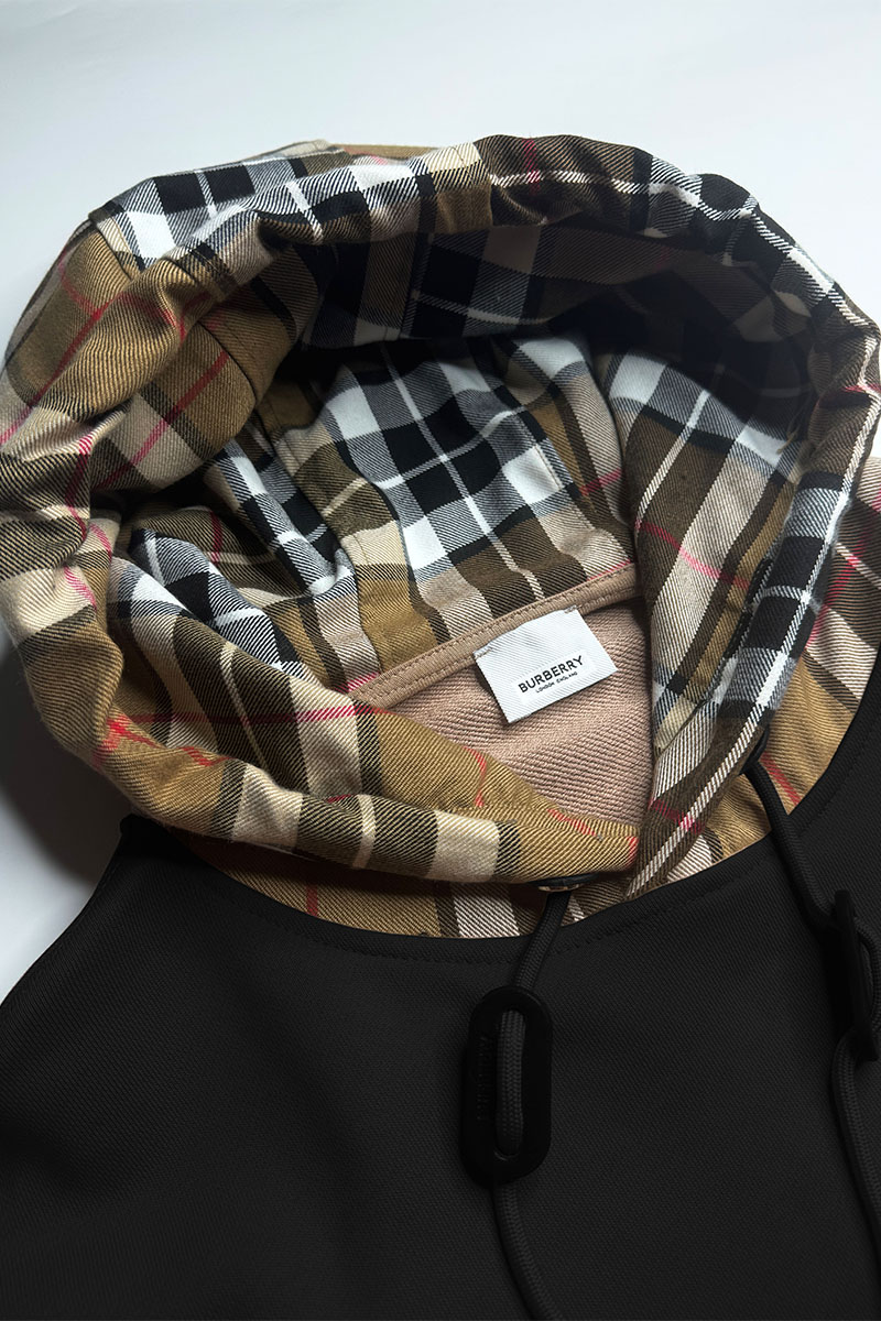 Burberry Мужское чёрное худи Samuel