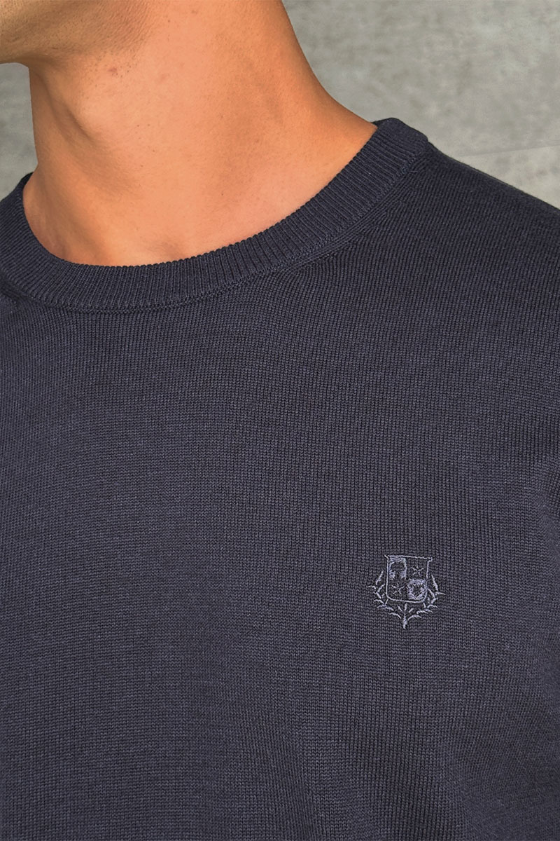 Loro Piana Мужской тёмно-синий джемпер 