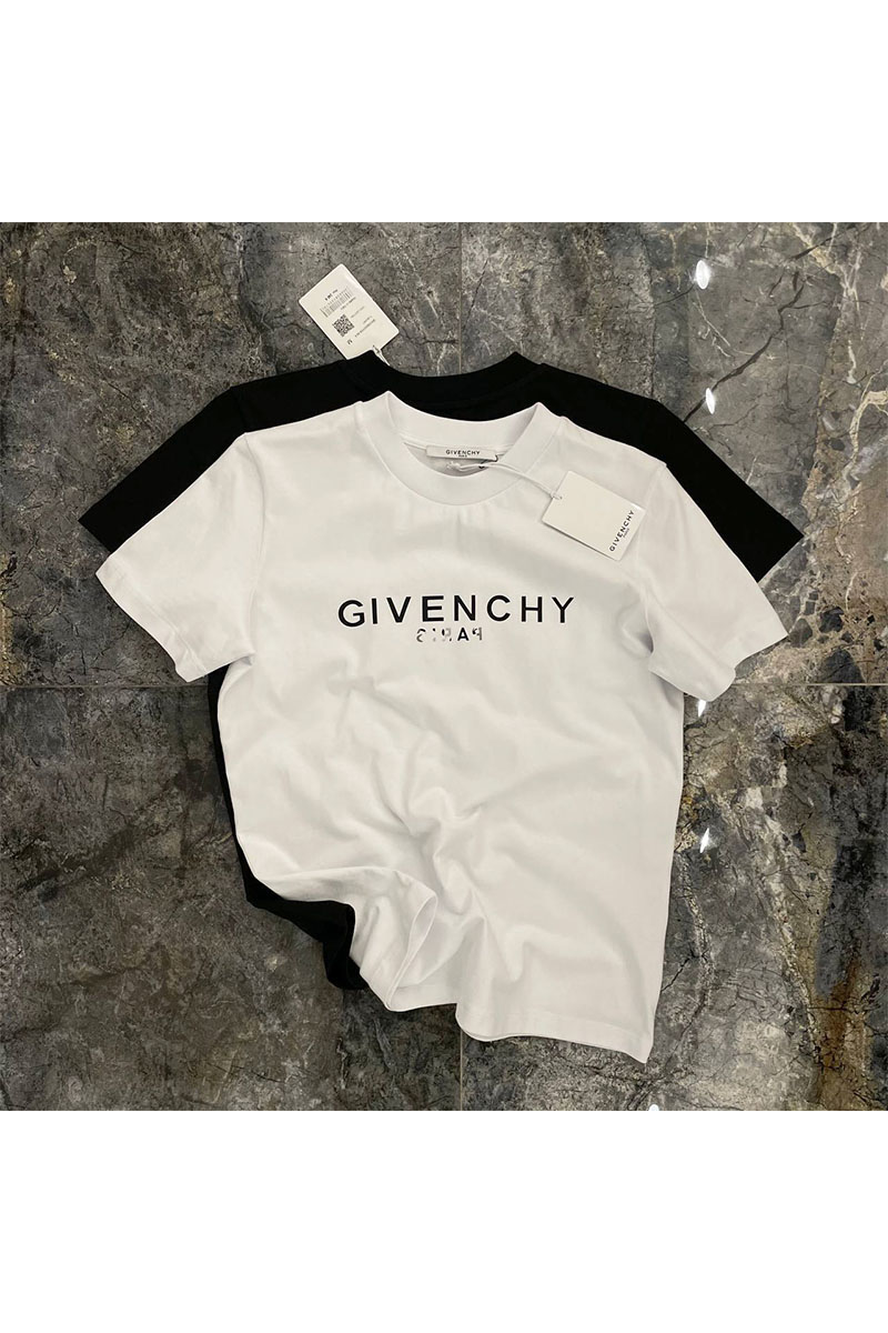 Givenchy Мужская футболка Paris Reverse - White