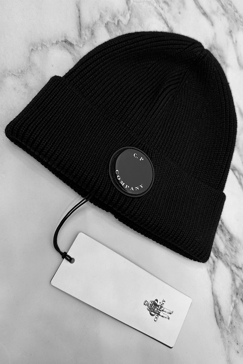 C.P. Company Шапка Single Lens - Black