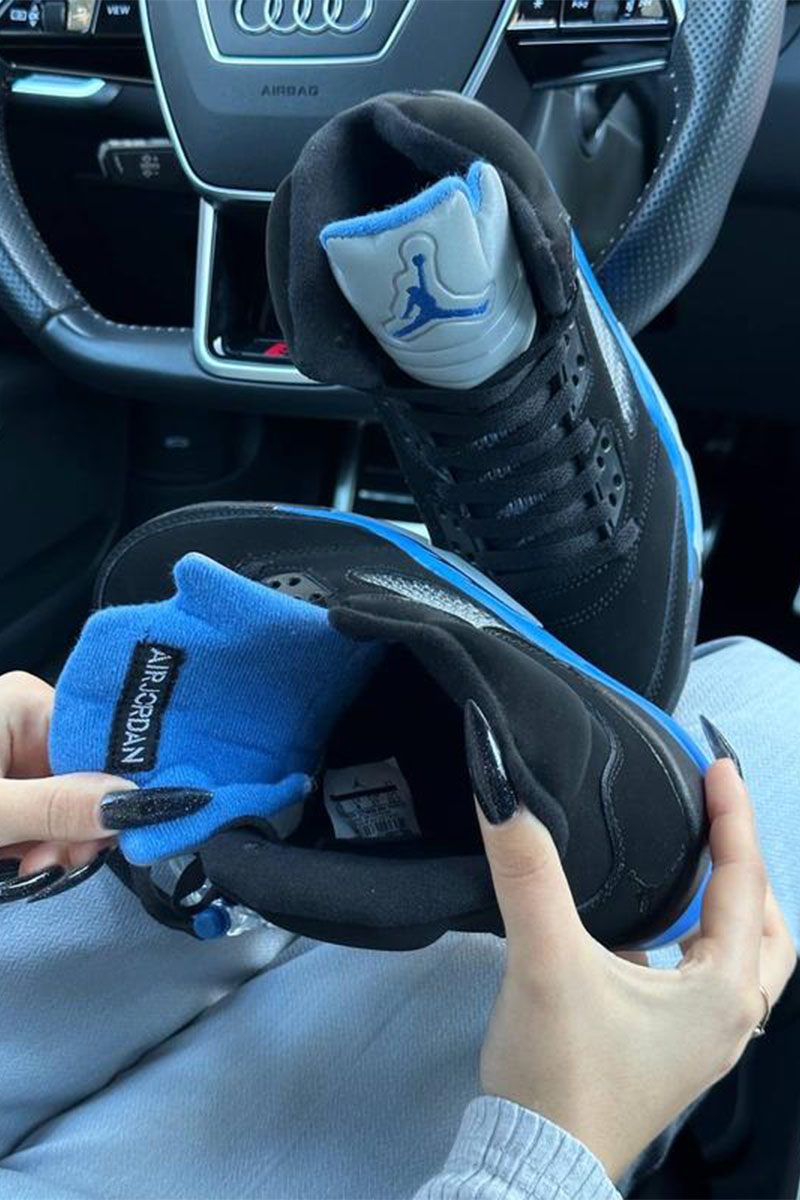 Nike Кроссовки AJ5 Retro - Black / Blue