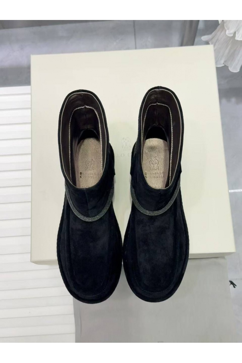 Brunеllо Сuсinеlli Женские замшевые сапоги premium - Black