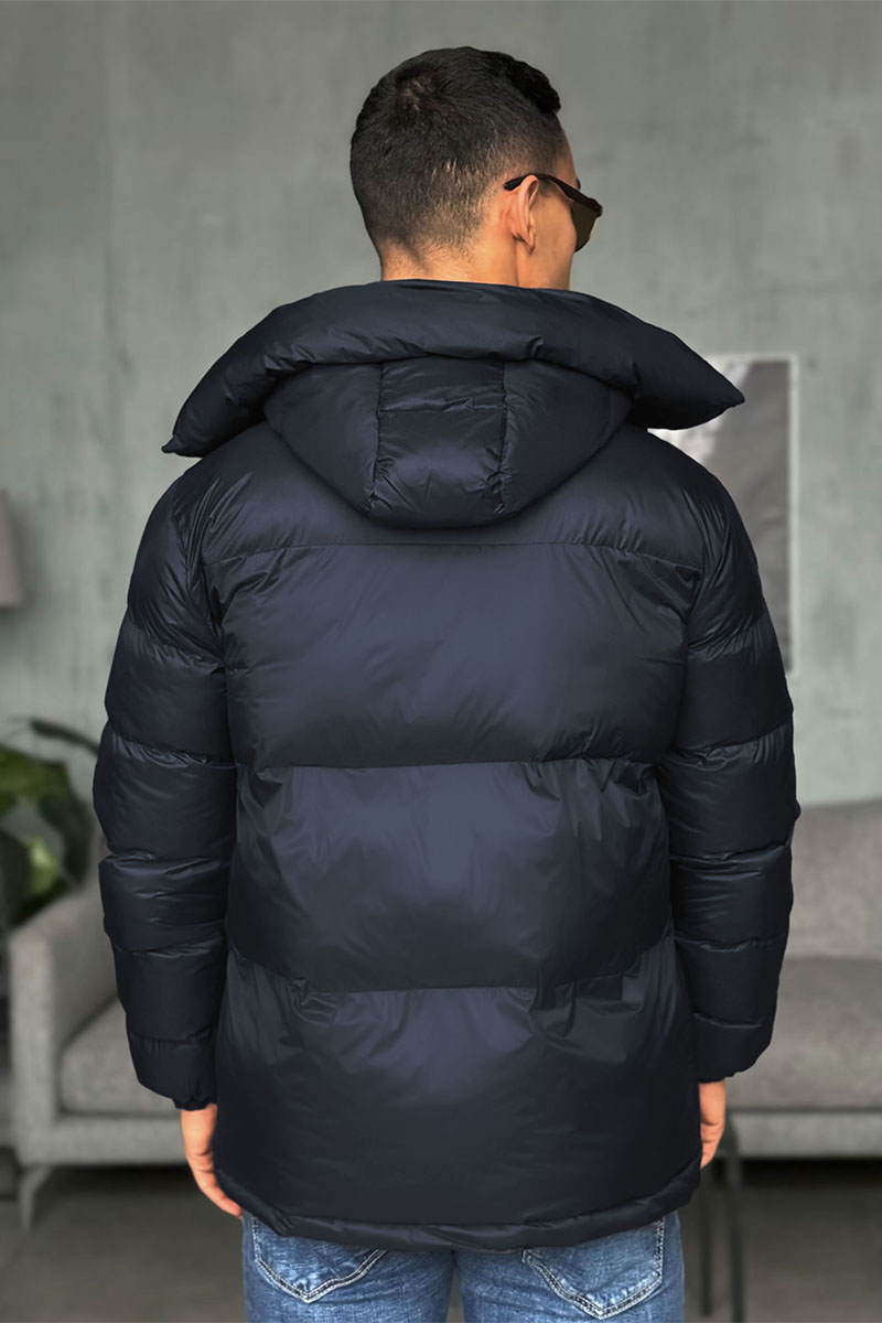 Moncler Мужская куртка тёмно-синего цвета