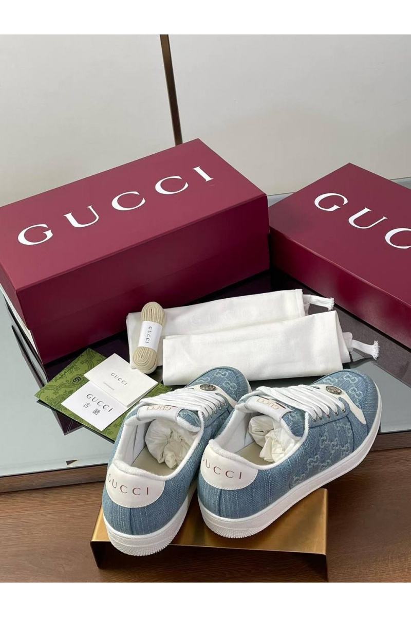 Gucci Женские кроссовки GG Interlocking